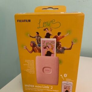 Fujifilm Instax Mini Link 2 Smartphone Printer - Blush Pink